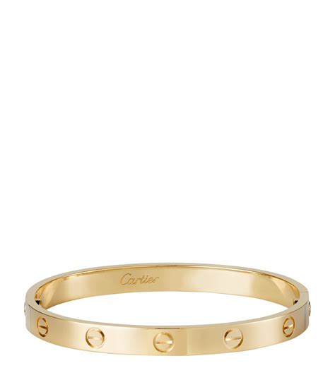 cartier love yellow gold bracelet|cartier love bracelet 14k gold.